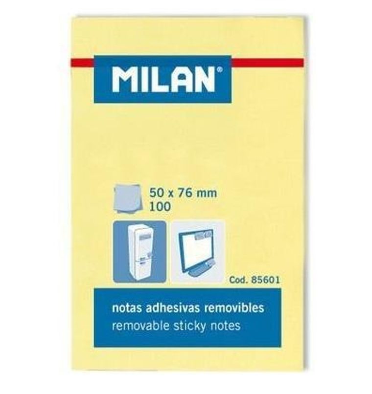 Milan, karteczki samoprzylepne 50-75, 100K
