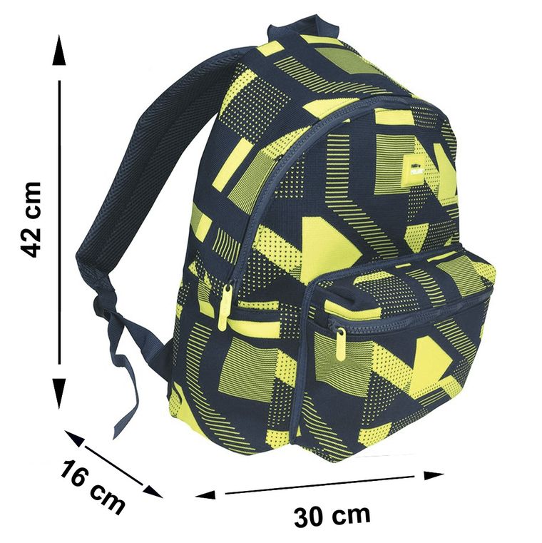 Milan, Knit, plecak szkolny, żółty