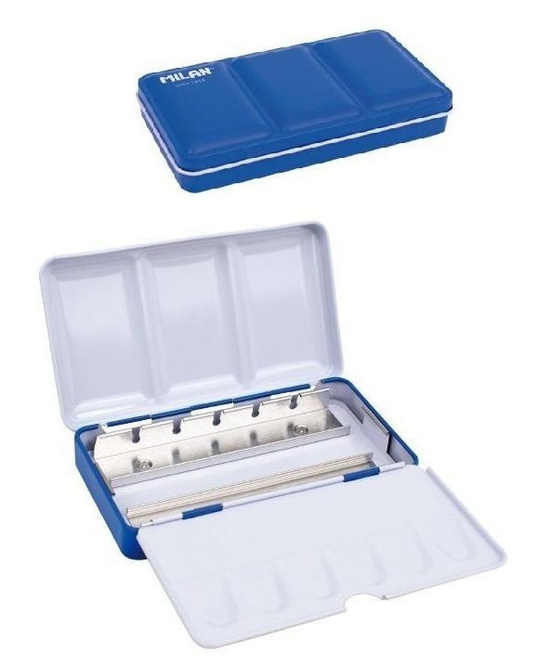 Milan, metalowa kasetka na 12 kostek bez zawartości