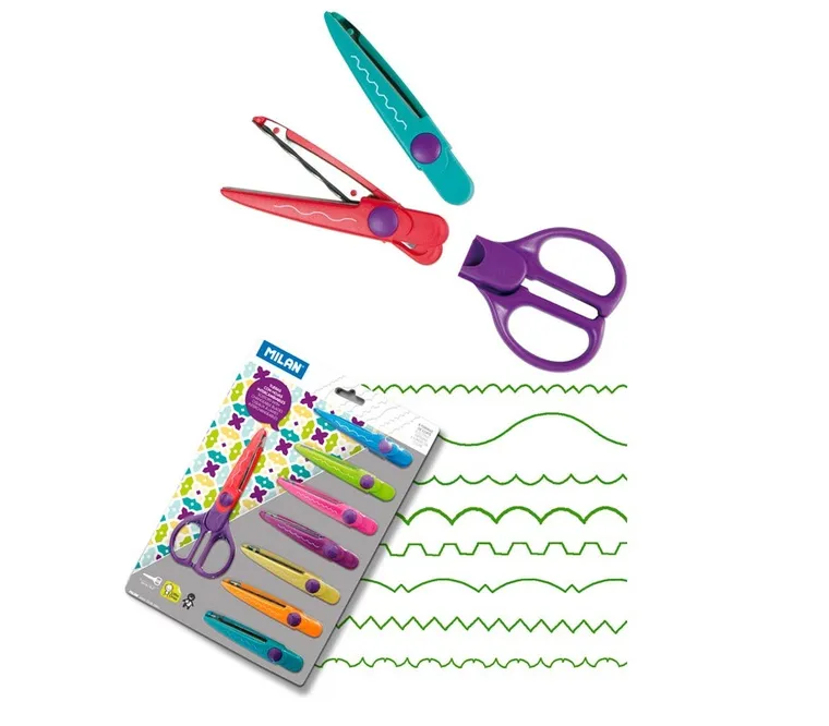 Milan, nożyczki do wycinania wzorów z 8 ostrzami