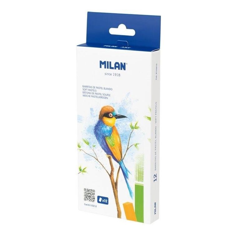 Milan, pastele miękkie, 12 kolorów