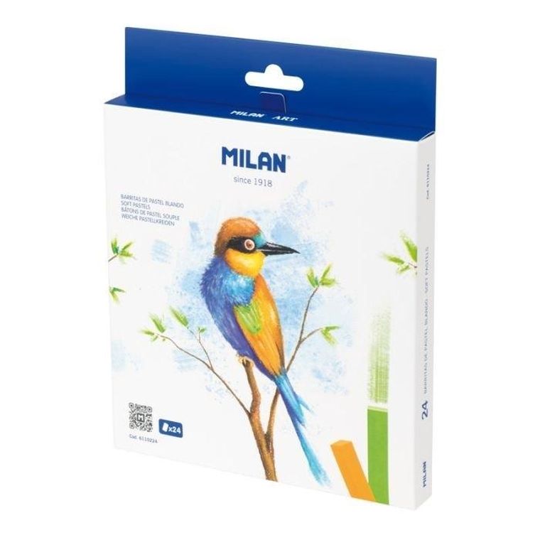 Milan, pastele miękkie, 24 kolorów
