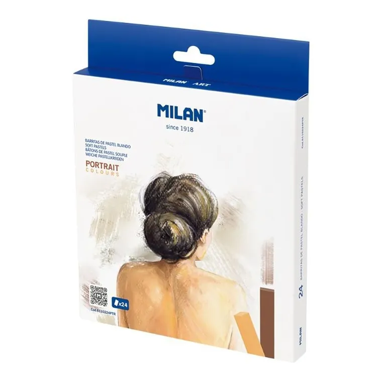 Milan, pastele suche, portretowe, 24 kolory