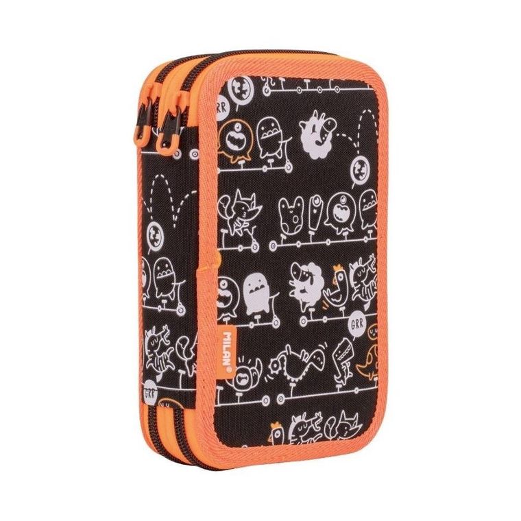 Milan, piórnik 2-poziomowy z wyposażeniem, Tandem