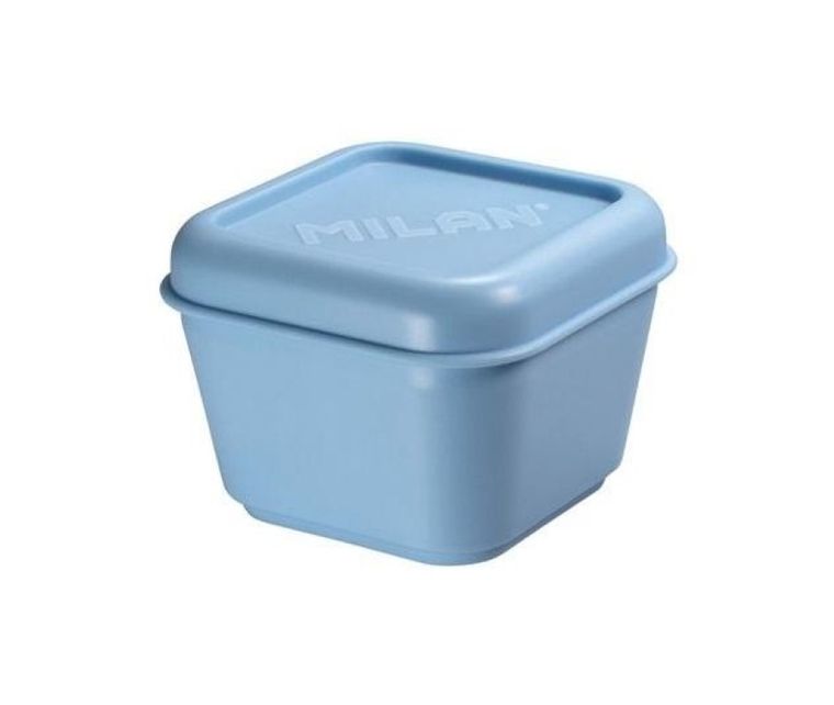 Milan, pojemnik na lunch, kwadrat, niebieski, 0,33 l