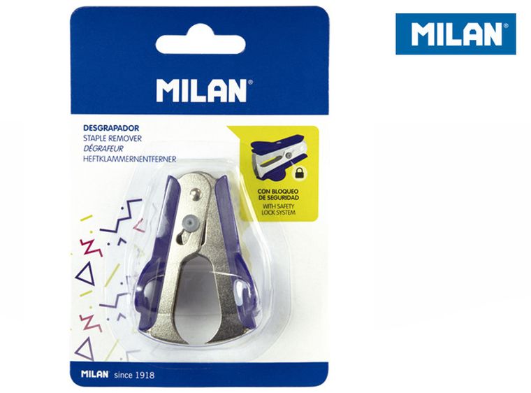 Milan, rozszywacz z systemem bezpieczeństwa, niebieski