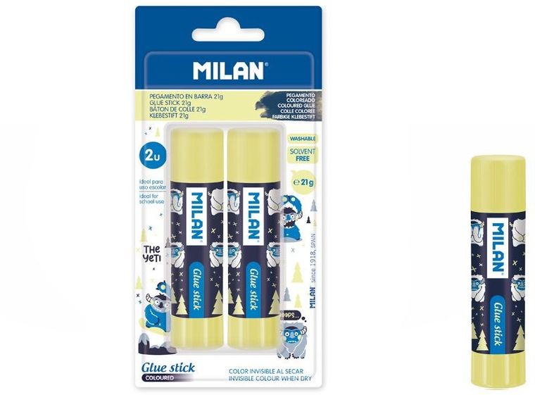 Milan, The Yeti, klej w sztyfcie, 21g, 2 szt.