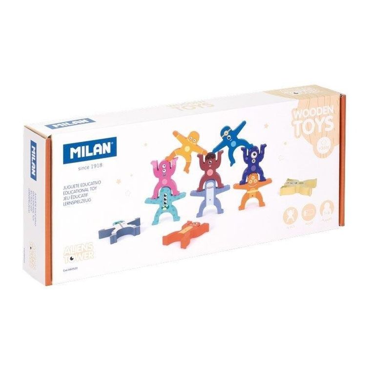 Milan, Wieża kosmitów, drewniana gra edukacyjna