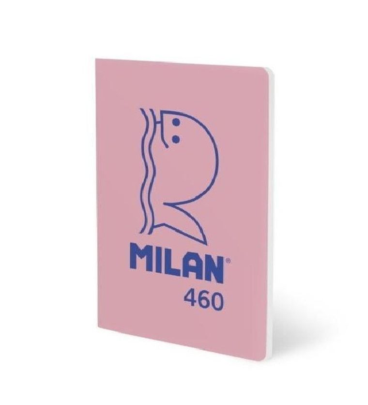 Milan, zeszyt A5, 24 kartki, linia, różowy, 1 szt.