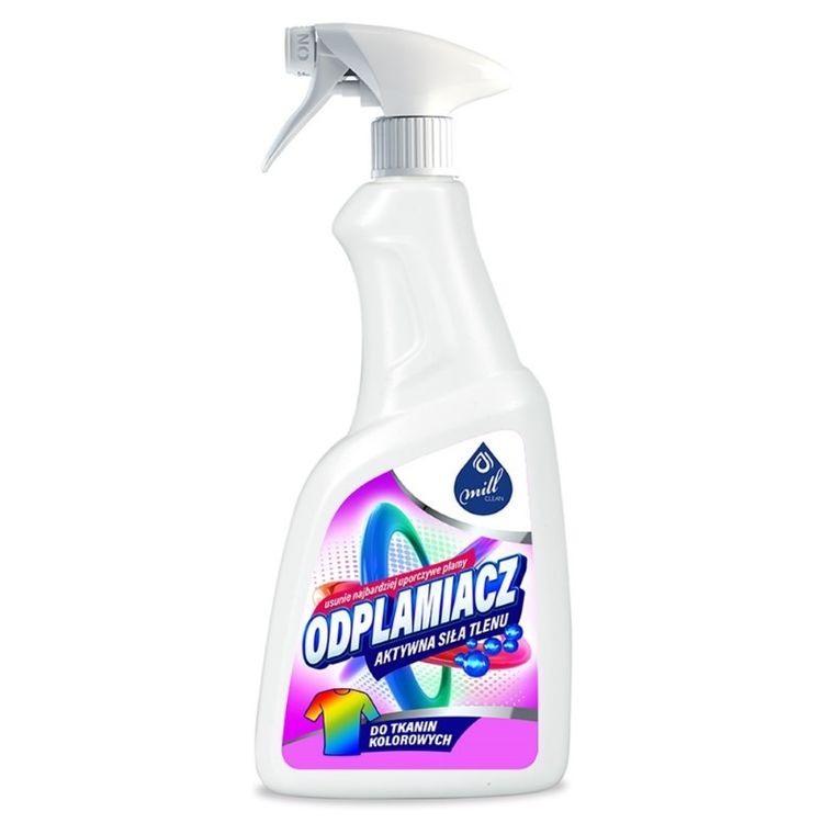 Mill, Clean, odplamiacz do tkanin kolorowych, 555 ml