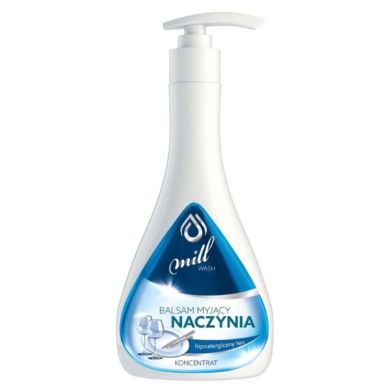 Mill, Wash, balsam myjący naczynia, Hipoalergiczny Len, 555 ml