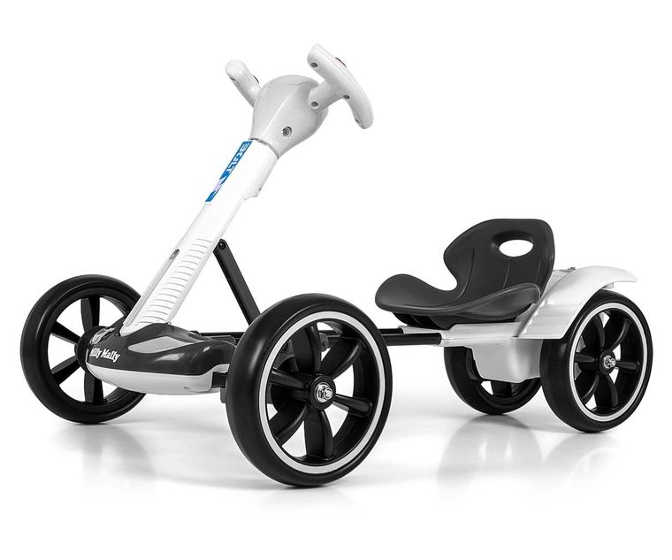 Milly Mally, Bolt, gokart, pojazd na akumulator, biały