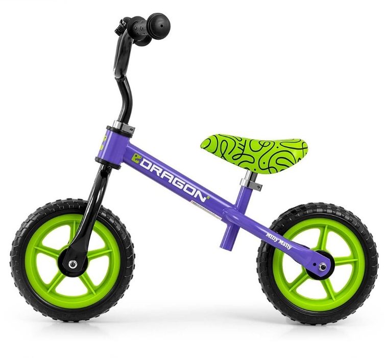 Milly Mally, Dragon, rowerek biegowy, fioletowy