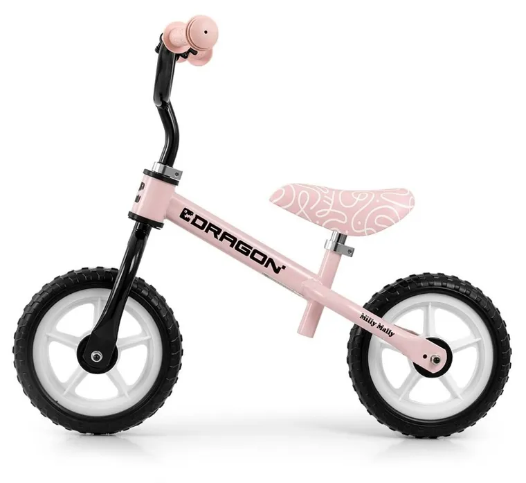 Milly Mally, Dragon, rowerek biegowy, różowy