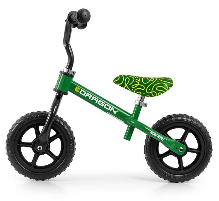 Milly Mally, Dragon, rowerek biegowy, zielony
