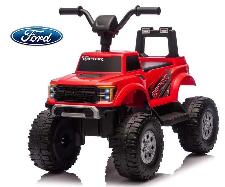 Milly Mally, Ford F-150 Raptor, pojazd na akumulator, czerwony