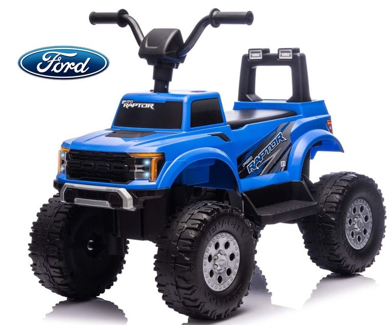 Milly Mally, Ford F-150 Raptor, pojazd na akumulator, niebieski