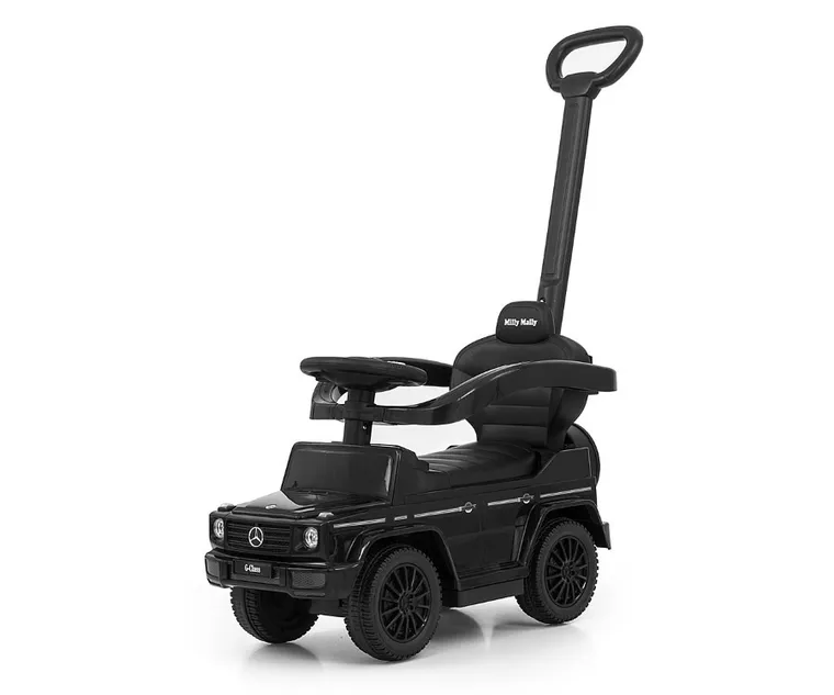 Milly Mally, Mercedes-Benz, G350d, jeździk z rączką, Black