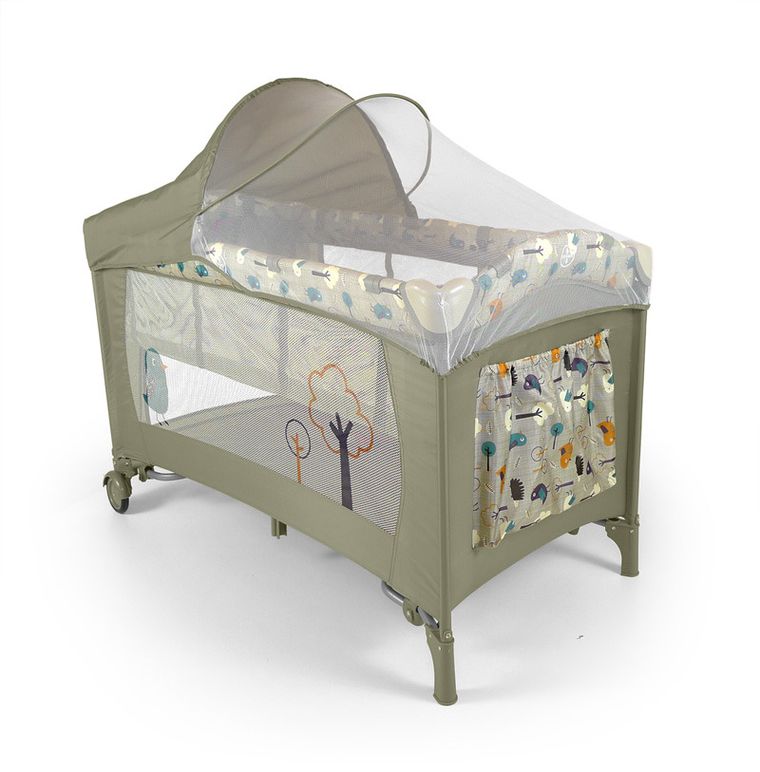 Milly Mally, Mirage Deluxe Grey Bird, łóżeczko turystyczne