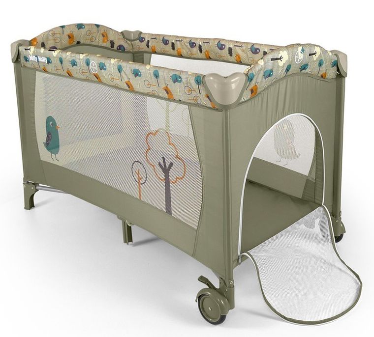 Milly Mally, Mirage Gray Bird, łóżeczko turystyczne
