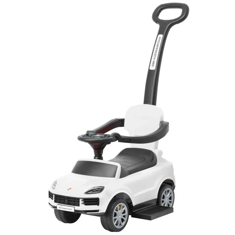 Milly Mally, Porsche Cayenne, jeździk z rączką, biały