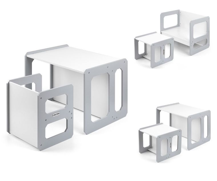 Milly Mally, Stella, zestaw mebli, 3w1, grey