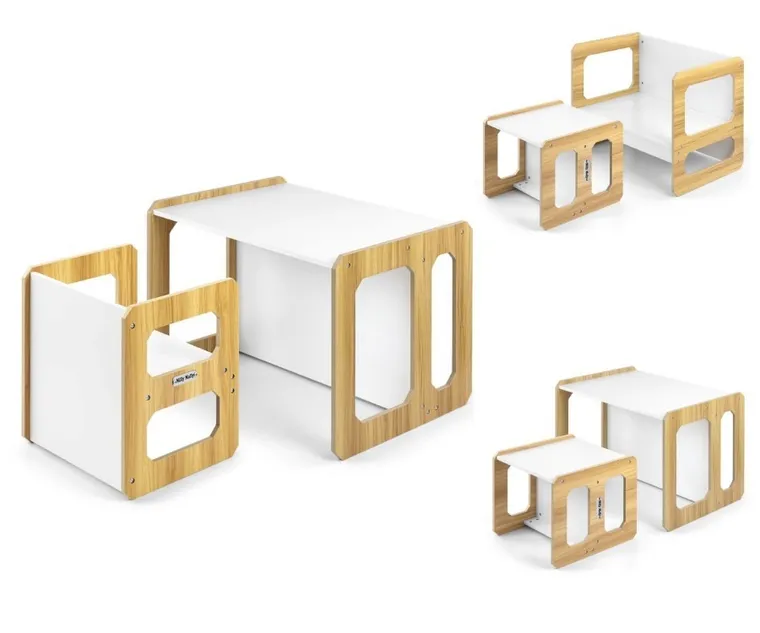 Milly Mally, Stella, zestaw mebli, 3w1, natural