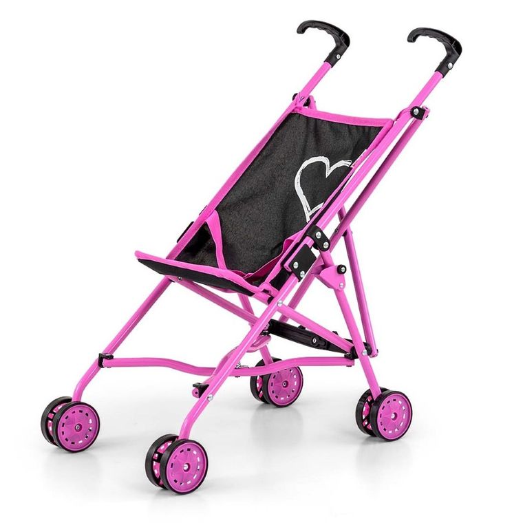 Milly Mally, wózek dla lalek, Julia Prestige Black