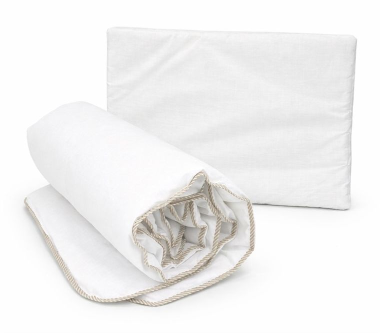 MimiNu, 2-częściowy komplet pościeli, wypełnienie, TOG 1.5, całoroczny, biały, 100-135 cm + 40-60 cm