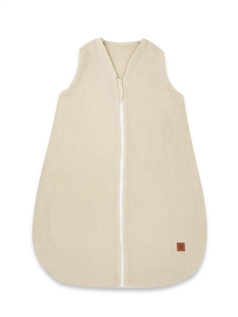 MimiNu, AVI, całoroczny śpiworek do spania, muślin, ciepły beż, TOG 2-2.5, 3-12m