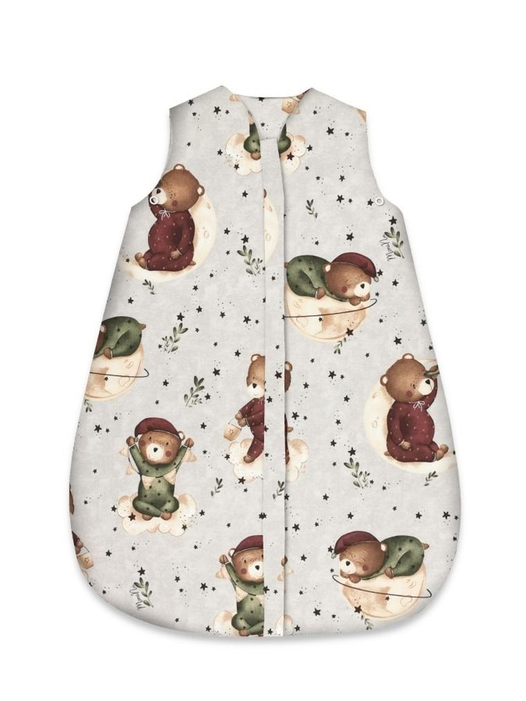 MimiNu, Avi, Miś na Księżycu, śpiworek, letni, błękit, TOG 0.5, 3-12m