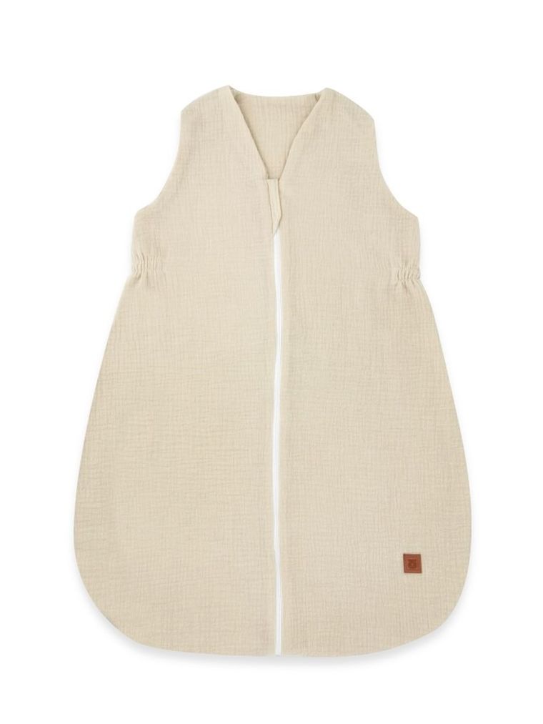 MimiNu, Avi, muślinowy śpiworek na suwak, ciepły beż, letni, TOG 0.5, 3-12m
