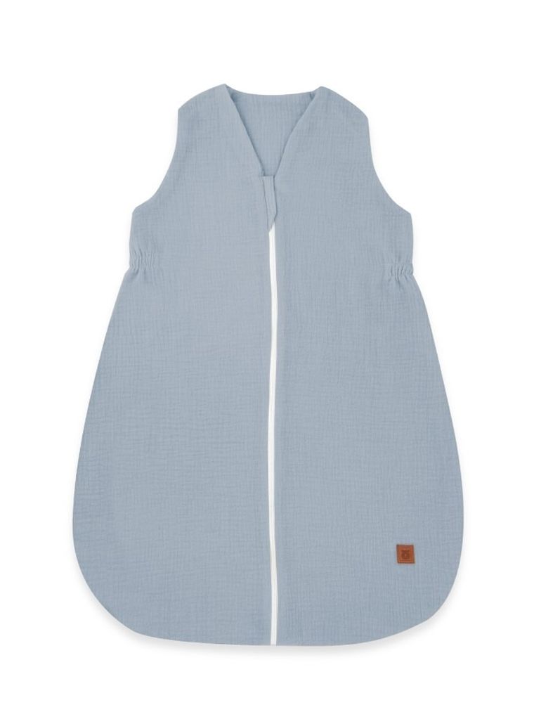 MimiNu, Avi, muślinowy śpiworek na suwak, letni, jeans, TOG 0.5, 3-12m