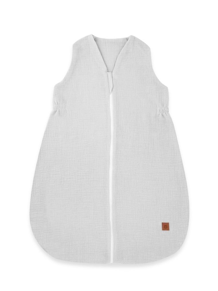 MimiNu, Avi, muślinowy śpiworek na suwak, szary, letni, TOG 0.5, 3-12m