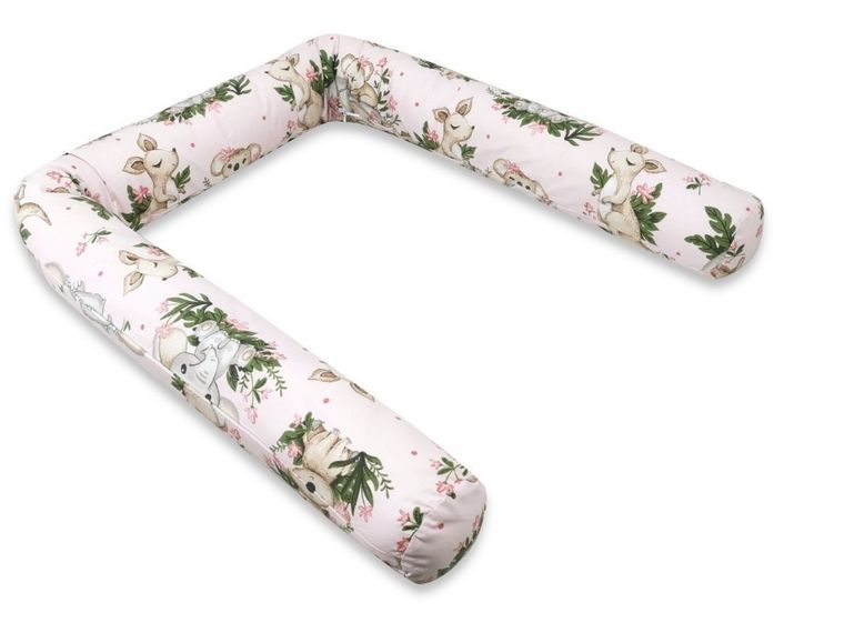 MimiNu, Baby Animals, ochraniacz do łóżeczka, wałek, 180 cm