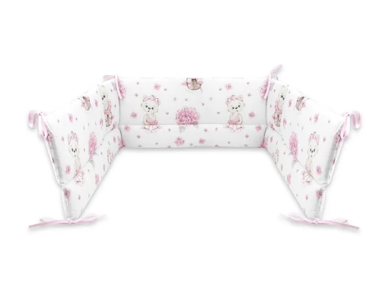 MimiNu, Baletnica, ochraniacz mocowany na troczki, róż, 180-30 cm