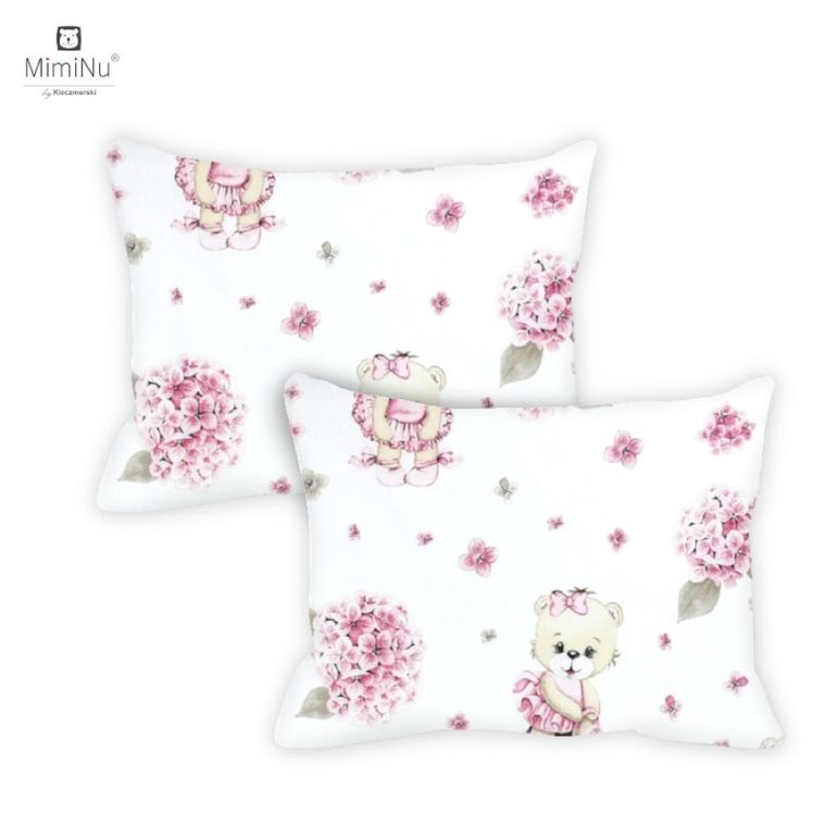 MimiNu, Baletnica, poszewka na poduszkę, róż, 30-40 cm, 2 szt.