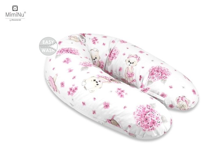 MimiNu, Baletnica, Rogal, poduszka do karmienia, róż