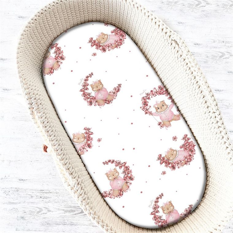 MimiNu, Betty, prześcieradło do kołyski, 40-90 cm