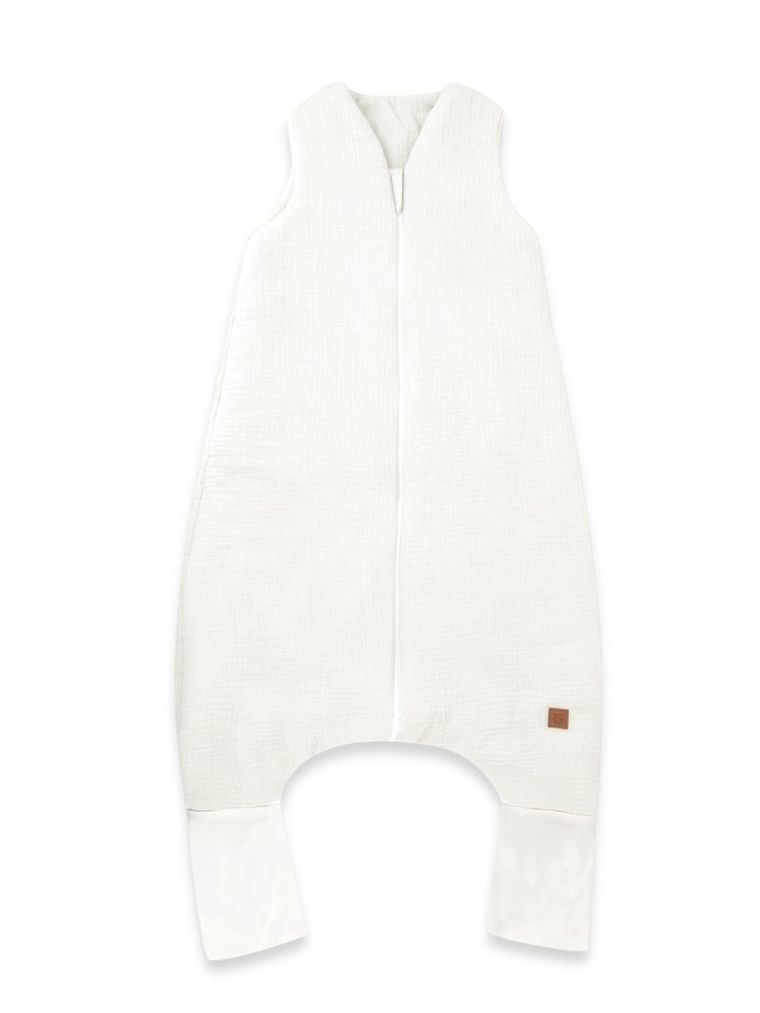 MimiNu, całoroczny śpiworek z nogawkami, muślin, śmietanka, TOG 2-2.5, rozmiar M, 2-6 l