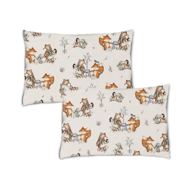 MimiNu, Czas na zabawę, poszewka na poduszkę, 40-60 cm, 2 szt.