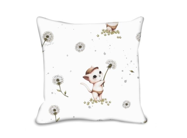 MimiNu, Junior, Kotki, poszewka bawełniana, 40-40 cm