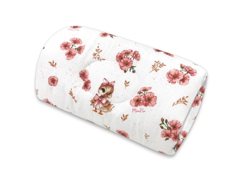 MimiNu, Kaczuszki, mufka do karmienia, 25 cm, pudrowy róż