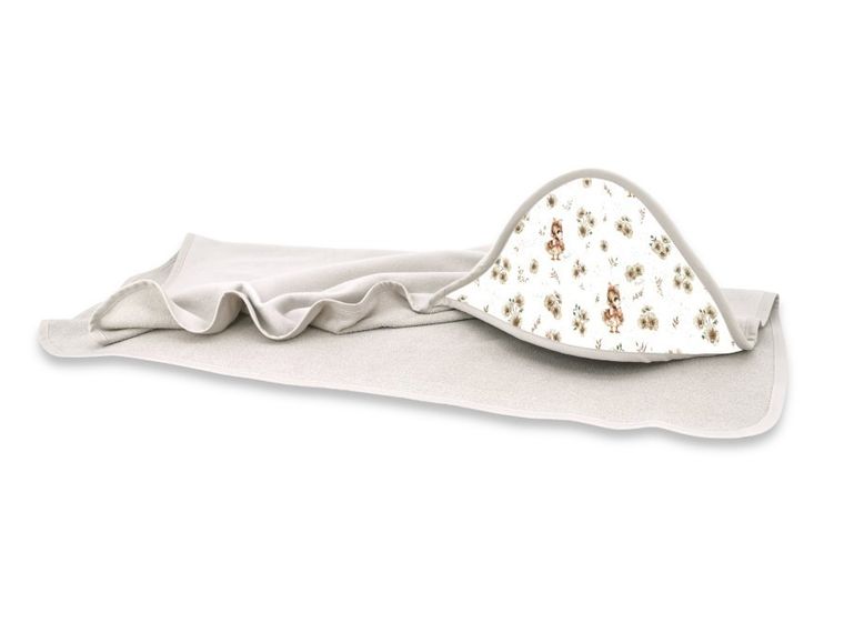 MimiNu, Kaczuszki, okrycie kąpielowe termofrotte, beż