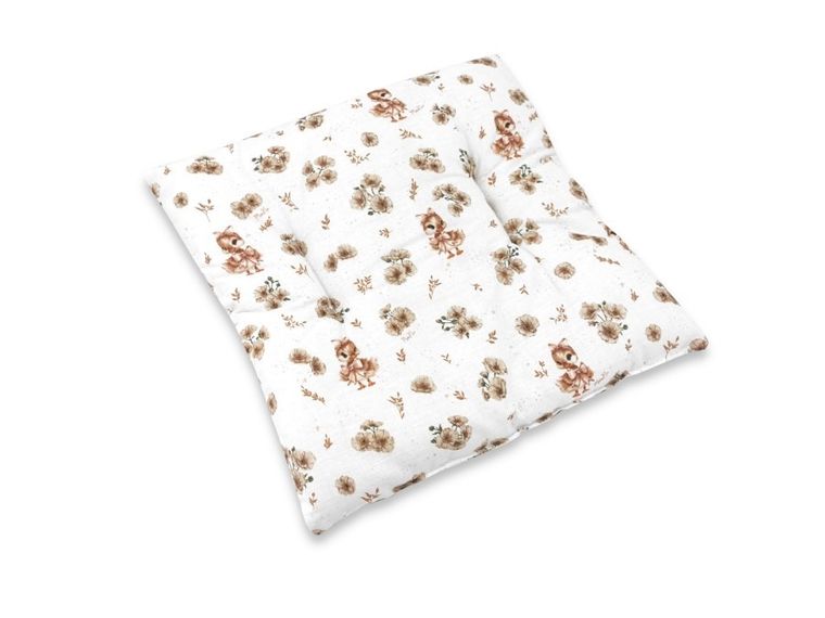 MimiNu, Kaczuszki, poduszka bawełniana, beż, 40-40 cm