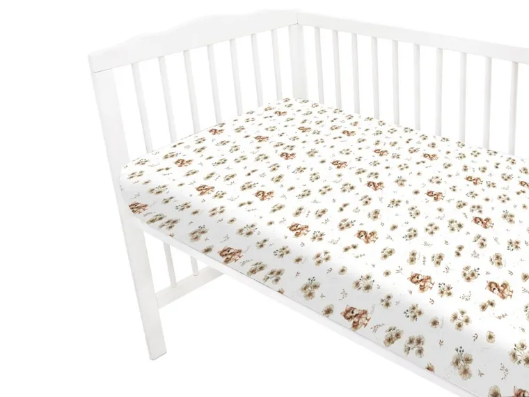 MimiNu, Kaczuszki, prześcieradło, beż, 60-120 cm