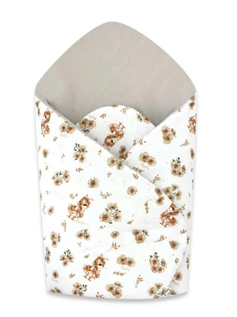 MimiNu, Kaczuszki, rożek niemowlęcy, beż, 75-75 cm