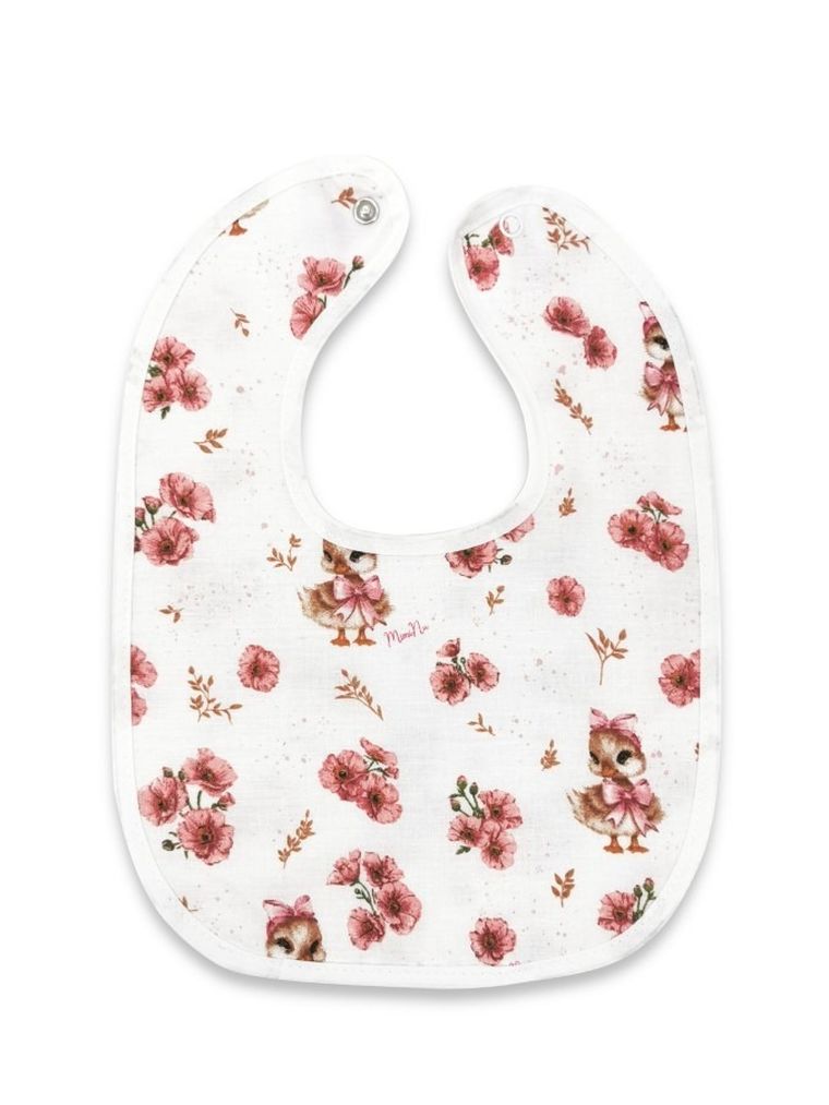 MimiNu, Kaczuszki, śliniak wodoodporny, pudrowy róż