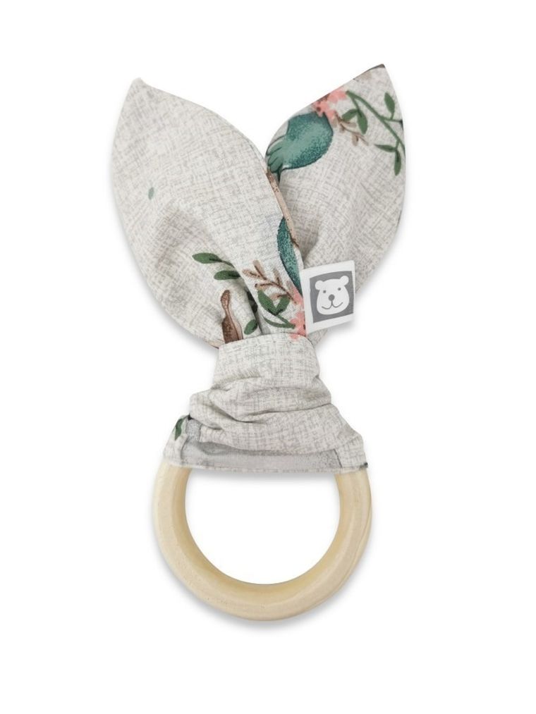 MimiNu, Karuzela, gryzak bawełniany, 16-12 cm