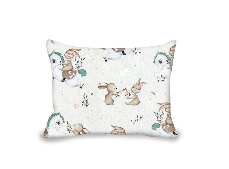 MimiNu, Karuzela, poszewka bawełniana, 40-30 cm